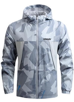 Nova Camuflagem Masculina original Esportiva Com Capuz À Prova De Vento