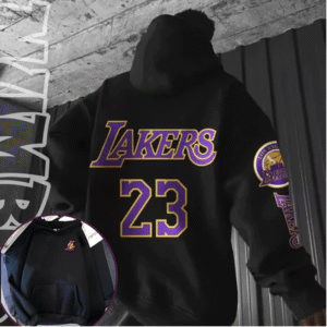 Moletom Canguru Com Capuz Basquete LA Streetwear Personalizado