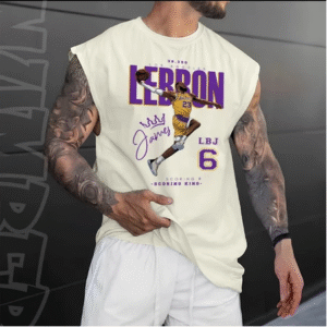 Camiseta regata machao oversized masculino Jogador Lebron basquete nb James vintage treino Los Angeles Lakers Longline