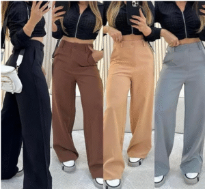 Calça Pantalona Alfaiataria Premium Wide Leg